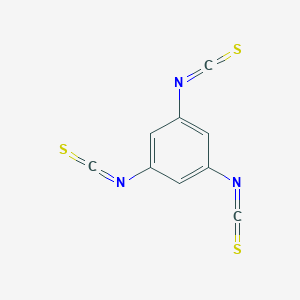 molecular formula C9H3N3S3 B024833 ISOTHIOCYANIC ACID, s-PHENENYL ESTER CAS No. 101670-67-1