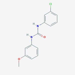 molecular formula C14H13ClN2O2 B2483307 1-(3-Chlorophenyl)-3-(3-methoxyphenyl)urea CAS No. 195133-51-8