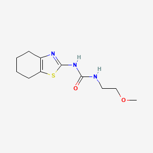 B2483342 1-(2-Methoxyethyl)-3-(4,5,6,7-tetrahydrobenzo[d]thiazol-2-yl)urea CAS No. 1234875-97-8