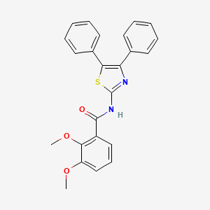 molecular formula C24H20N2O3S B2483437 N-(4,5-diphenyl-1,3-thiazol-2-yl)-2,3-dimethoxybenzamide CAS No. 922654-99-7