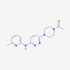 1-(4-(6-((6-Methylpyridin-2-yl)amino)pyridazin-3-yl)piperazin-1-yl)ethanone