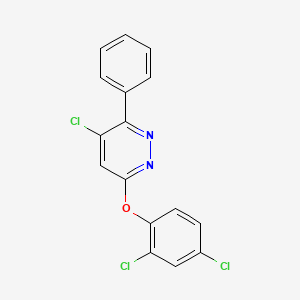 4-Chloro-6-(2,4-dichlorophenoxy)-3-phenylpyridazine