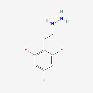 [2-(2,4,6-Trifluorophenyl)ethyl]hydrazine