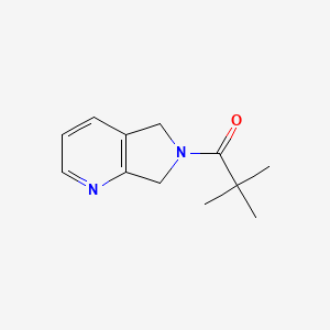 2,2-dimethyl-1-(5H-pyrrolo[3,4-b]pyridin-6(7H)-yl)propan-1-one