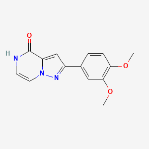 2-(3,4-dimethoxyphenyl)pyrazolo[1,5-a]pyrazin-4(5H)-one