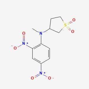 3-((2,4-Dinitrophenyl)(methyl)amino)tetrahydrothiophene 1,1-dioxide