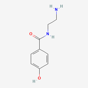 molecular formula C9H12N2O2 B2483703 N-(2-aminoethyl)-4-hydroxybenzamide CAS No. 90437-28-8