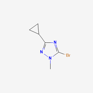 5-Bromo-3-cyclopropyl-1-methyl-1H-1,2,4-triazole
