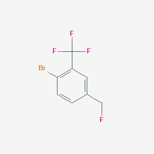 molecular formula C8H5BrF4 B2483713 4-Bromo-3-(trifluoromethyl)benzyl fluoride CAS No. 2244084-02-2