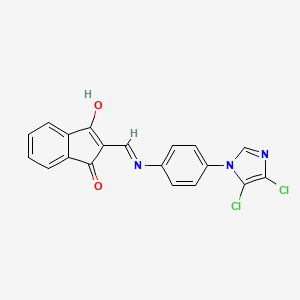 2-(((4-(4,5-Dichloroimidazolyl)phenyl)amino)methylene)indane-1,3-dione