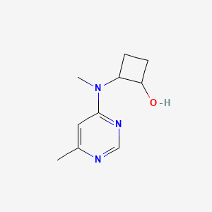 B2483754 2-[Methyl(6-methylpyrimidin-4-yl)amino]cyclobutan-1-ol CAS No. 2175979-08-3