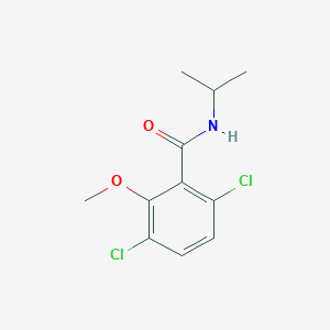 B2483777 3,6-dichloro-N-isopropyl-2-methoxybenzamide CAS No. 301680-10-4