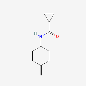 molecular formula C11H17NO B2483840 N-(4-methylidenecyclohexyl)cyclopropanecarboxamide CAS No. 2097930-45-3
