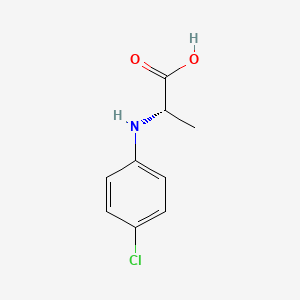 molecular formula C9H10ClNO2 B2483952 (2S)-2-[(4-chlorophenyl)amino]propanoic acid CAS No. 103678-25-7