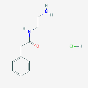 molecular formula C10H15ClN2O B2483957 N-(2-aminoethyl)-2-phenylacetamide hydrochloride CAS No. 36850-99-4