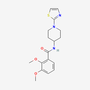 molecular formula C17H21N3O3S B2484028 2,3-DIMETHOXY-N-[1-(1,3-THIAZOL-2-YL)PIPERIDIN-4-YL]BENZAMIDE CAS No. 1448137-65-2