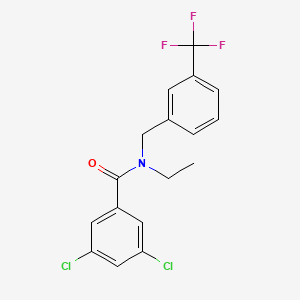 3,5-dichloro-N-ethyl-N-[3-(trifluoromethyl)benzyl]benzenecarboxamide