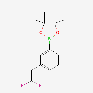 2-[3-(2,2-Difluoroethyl)phenyl]-4,4,5,5-tetramethyl-1,3,2-dioxaborolane