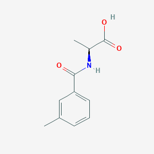 (2S)-2-[(3-methylbenzoyl)amino]propanoic acid