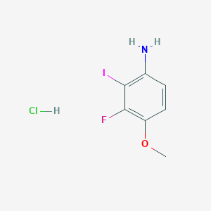 3-Fluoro-2-iodo-4-methoxyaniline hydrochloride