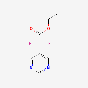 Ethyl 2,2-difluoro-2-(pyrimidin-5-yl)acetate