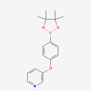 3-(4-(4,4,5,5-Tetramethyl-1,3,2-dioxaborolan-2-yl)phenoxy)pyridine
