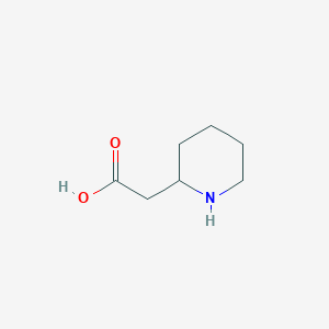 molecular formula C7H13NO2 B024843 Piperidin-2-ylacetic acid CAS No. 19832-04-3