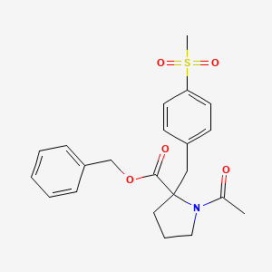 molecular formula C22H25NO5S B2484316 KCC2 blocker 1 