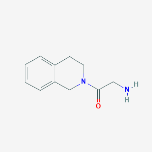 molecular formula C11H14N2O B2484372 2-amino-1-(1,2,3,4-tetrahydroisoquinolin-2-yl)ethan-1-one CAS No. 328552-98-3