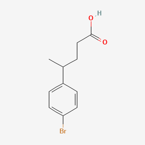molecular formula C11H13BrO2 B2484395 4-(4-Bromophenyl)pentanoic acid CAS No. 31042-07-6