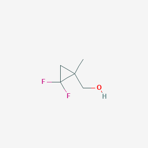 molecular formula C5H8F2O B2484557 (2,2-Difluoro-1-methylcyclopropyl)methanol CAS No. 128230-72-8