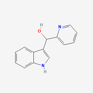 molecular formula C14H12N2O B2484687 1H-indol-3-yl(pyridin-2-yl)methanol CAS No. 51626-59-6