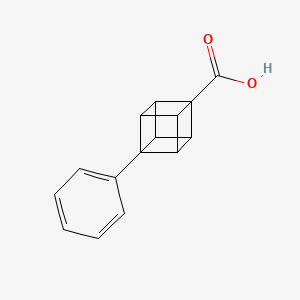 molecular formula C15H12O2 B2484724 4-Phenylcubane-1-carboxylic acid CAS No. 145193-70-0