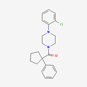 4-(2-Chlorophenyl)piperazinyl phenylcyclopentyl ketone