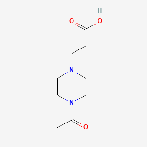 3-(4-acetylpiperazin-1-yl)propanoic Acid