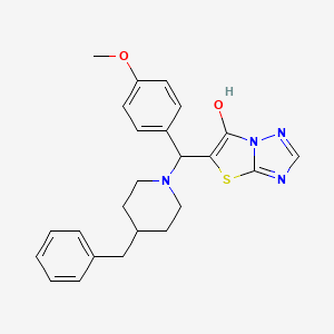 5-((4-Benzylpiperidin-1-yl)(4-methoxyphenyl)methyl)thiazolo[3,2-b][1,2,4]triazol-6-ol