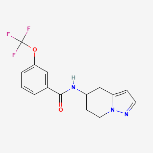 N-(4,5,6,7-tetrahydropyrazolo[1,5-a]pyridin-5-yl)-3-(trifluoromethoxy)benzamide