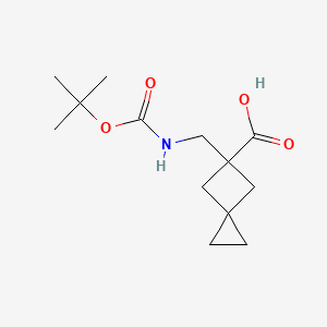 5-({[(Tert-butoxy)carbonyl]amino}methyl)spiro[2.3]hexane-5-carboxylic acid
