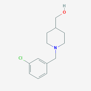 molecular formula C13H18ClNO B2484861 (1-(3-Chlorobenzyl)piperidin-4-yl)methanol CAS No. 1241009-48-2