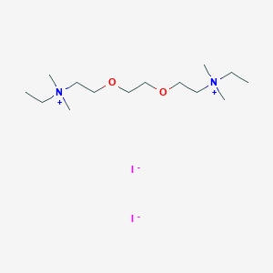 Ammonium, (ethylenebis(oxyethylene))bis(ethyldimethyl-, diiodide