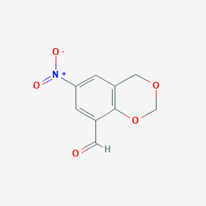 6-nitro-4H-1,3-benzodioxine-8-carbaldehyde