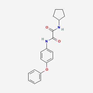 molecular formula C19H20N2O3 B2484917 N1-cyclopentyl-N2-(4-phenoxyphenyl)oxalamide CAS No. 941998-26-1