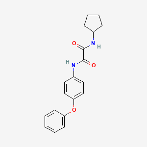 N1-cyclopentyl-N2-(4-phenoxyphenyl)oxalamide