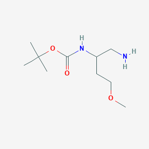 Tert-butyl N-(1-amino-4-methoxybutan-2-yl)carbamate