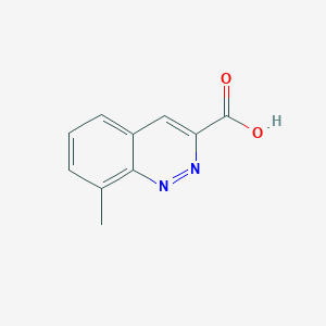 molecular formula C10H8N2O2 B2484946 8-Methylcinnoline-3-carboxylic acid CAS No. 1146294-36-1