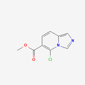 molecular formula C9H7ClN2O2 B2485055 Methyl 5-chloroimidazo[1,5-a]pyridine-6-carboxylate CAS No. 1168090-92-3