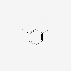 molecular formula C10H11F3 B2485058 2,4,6-Trimethylbenzotrifluoride CAS No. 3360-56-3