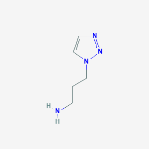 molecular formula C5H10N4 B2485087 3-(1H-1,2,3-triazol-1-yl)propan-1-amine CAS No. 4321-02-2