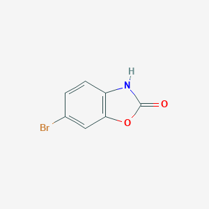 molecular formula C7H4BrNO2 B024851 6-溴-2-苯并恶唑啉酮 CAS No. 19932-85-5