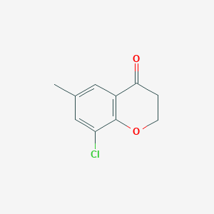 molecular formula C10H9ClO2 B2485143 8-Chloro-6-methylchroman-4-one CAS No. 1092349-58-0